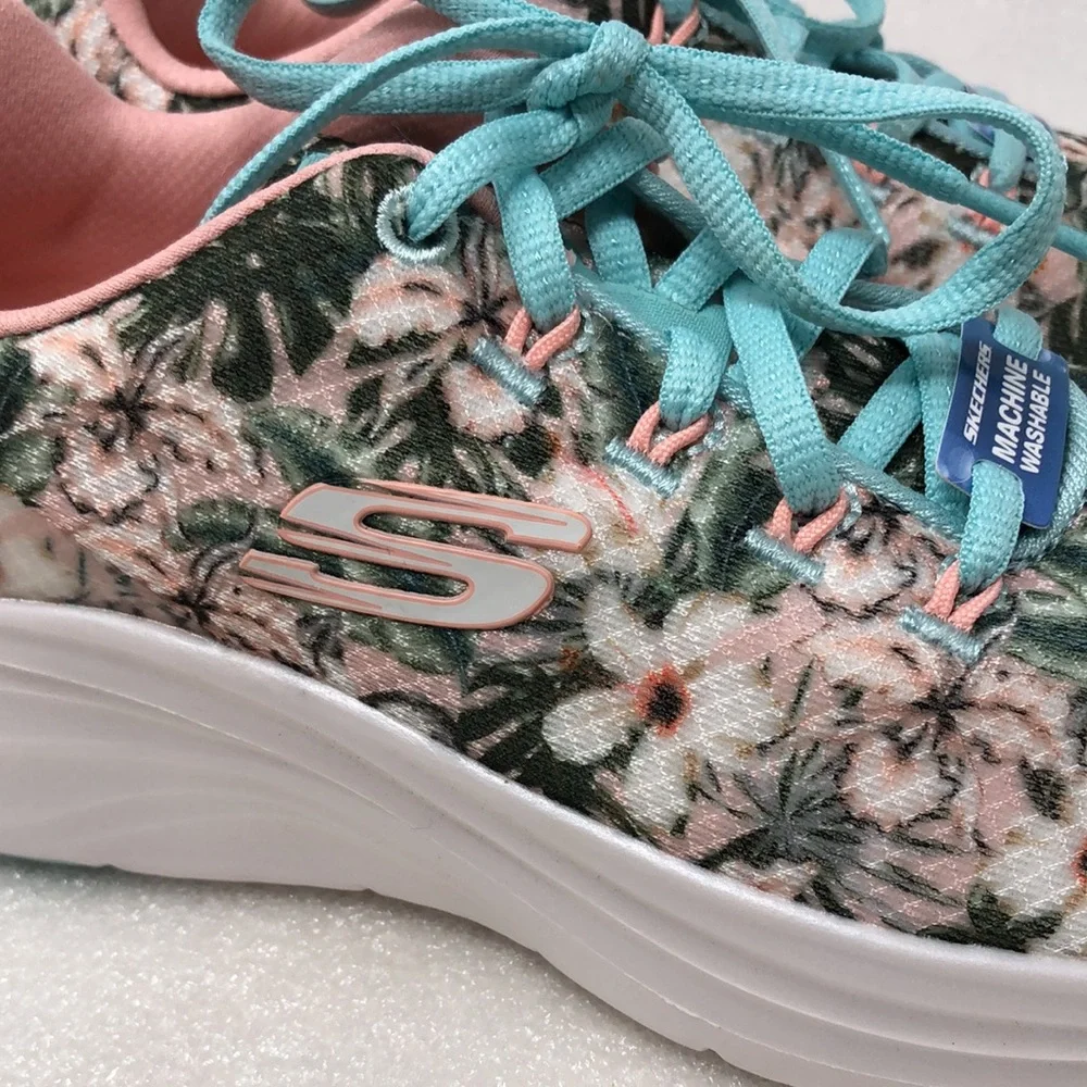 Skechers Sneakers Vapor Foam Floral Spring Bouquet Pink Multi Size 5.5 - Picture 10 of 13